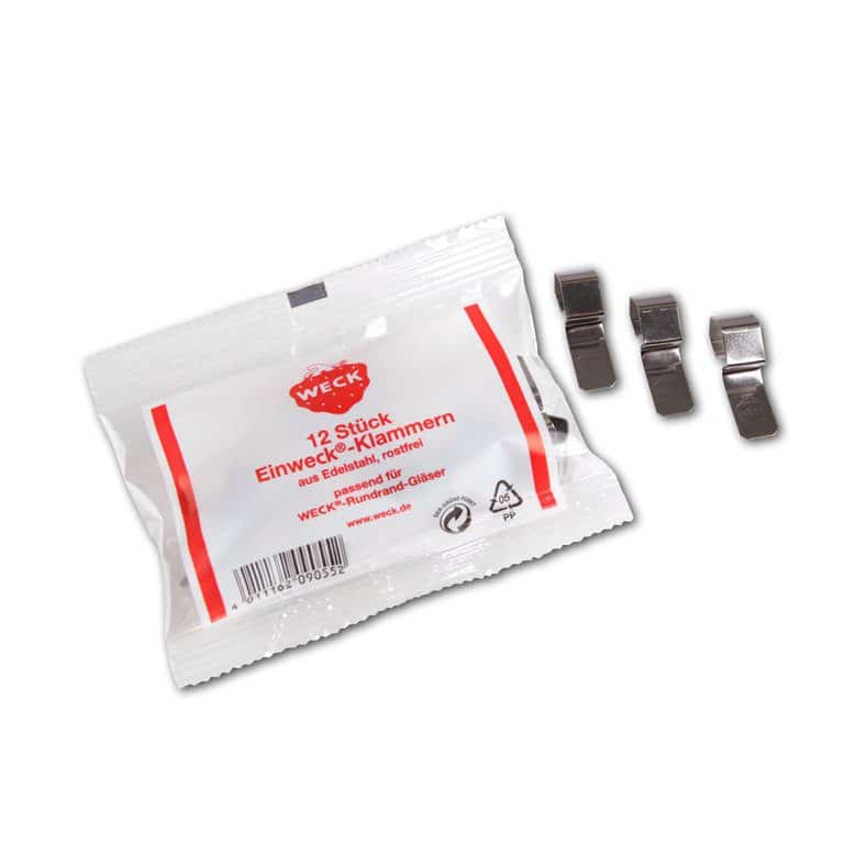 [CLIPS12] Clips for Weck Jars 12pcs
