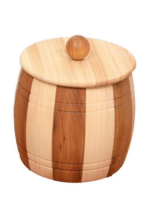 [TR01] Wooden container for flour or storage of dry goods such as tea