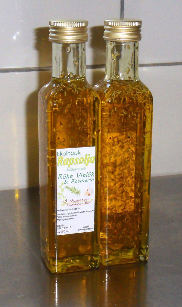 [RAPS250rosmarin] Rapeseed Oil Smoked Garlic and Rosemary