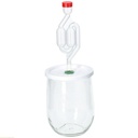 Mini kimchi/sauerkraut starter kit with container