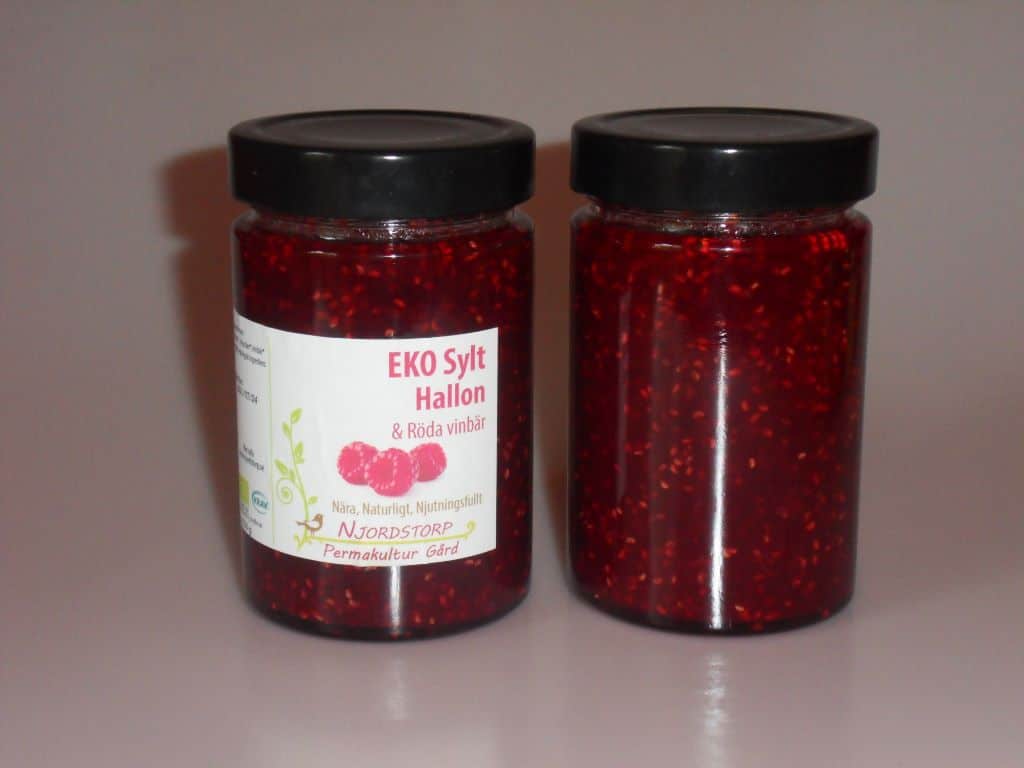 [SYL-VildaHallon] Wild Raspberry Jam with Red Currants KRAV Organic