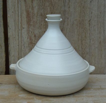 [KERtajineVit1ltr] Tajine 1 liter white ceramic