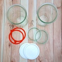 Starter kit Kefir Large organic including Weck jar system