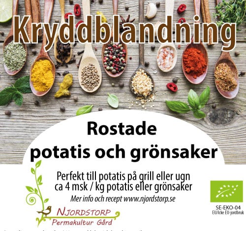Kryddblandning till rostade potatis och grönsaker