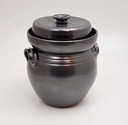 Sauerkraut jar 3L - Sauerkraut container black