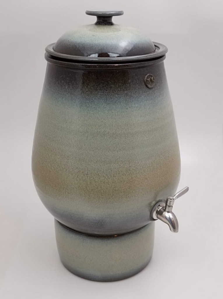 [KERAfilter12Lkorall] Water filter ceramic pot 12 liters Coral