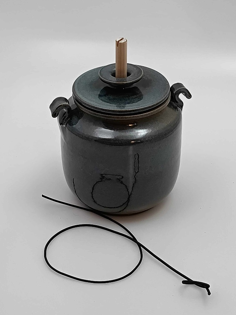 [KERsyra13snabbNattblå] Fermentation crock quick system 1.3 liters Night blue