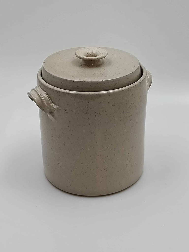 [KRUKA4ltrRakVanilj] Fermentation jar 4L - Sauerkraut container straight model vanilla