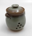 Garlic pot 1 litre mixed colours green