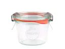 Weck 80 ml preserving jar, glass, Mini Mold type, with lid