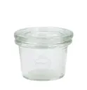 Weck 35 ml preserving jar, glass, Mini Mold type, with lid