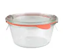 Weck 290 ml preserving jar, glass, Mini Mold type, with lid