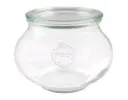 Weck 1062ml Deco-shaped preserving jar with lid