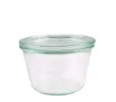 Weck 370 ml typ Mold 1/4 liter konserveringsburk glas med lock