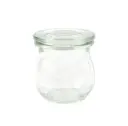 Weck 75ml typ Tulpform Mini konservingsburk glas med lock