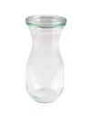 Weck 1/4 liter typ Saft konservingsburk glas med lock